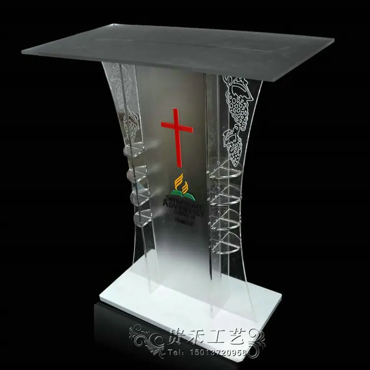 Guiheyun Modern Design Clear Acrylic Glass Pulpit For Church Buy