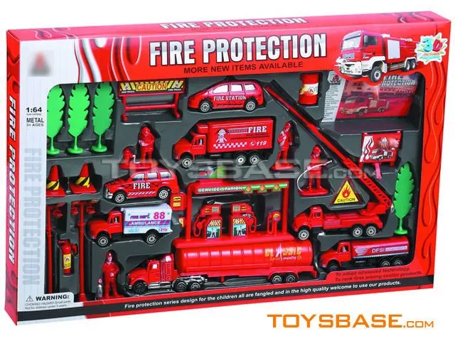 metal fire engine toy