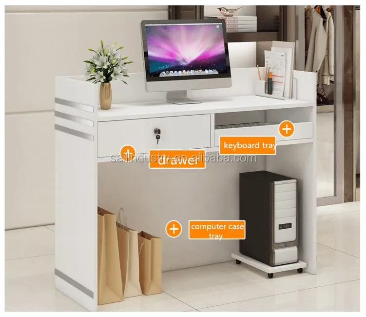 Commercial Used Office Furniture White Reception Desk View Office Furniture White Reception Desk