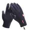 Popular waterproof touch screen gloves with fleece linen for adult keep warm in stock can ship immidiately