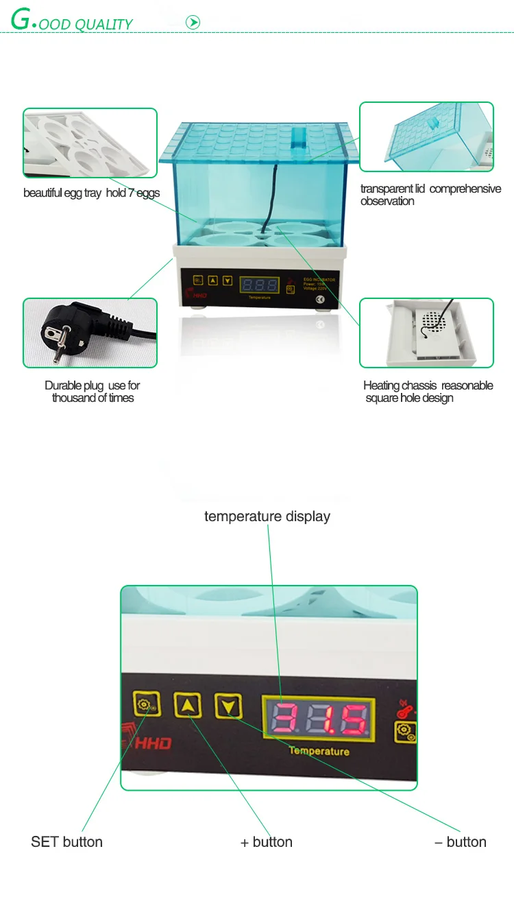 Hot sale full automatic high hatching rate egg incubator 4 mini incubator