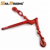 Australian Type Carbon Steel Standard Drop Forged Red Painted Lever Type Chain Load Binder with Grab Hook
