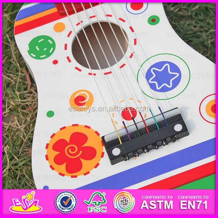 Classical Wooden Guitar Toy For Kids,Beautiful Wooden Toy Guitar For