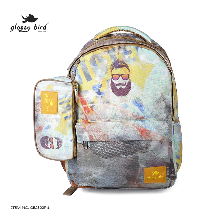 Download Glossy Bird Waterproof School Junior Middle School Student Backpack For Children - Buy Backpack ...