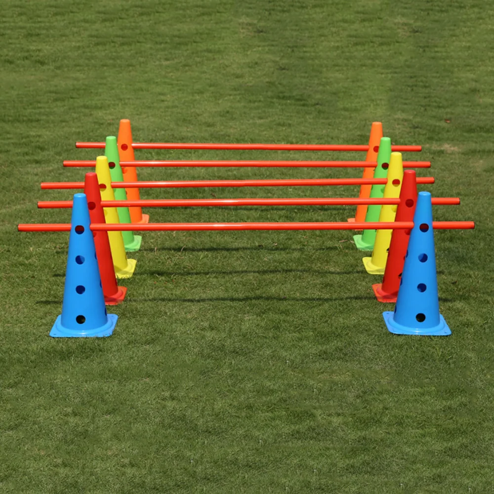 Premium Speed Agility Equipment Flexible Durable Football And Soccer Training Cones With Hole