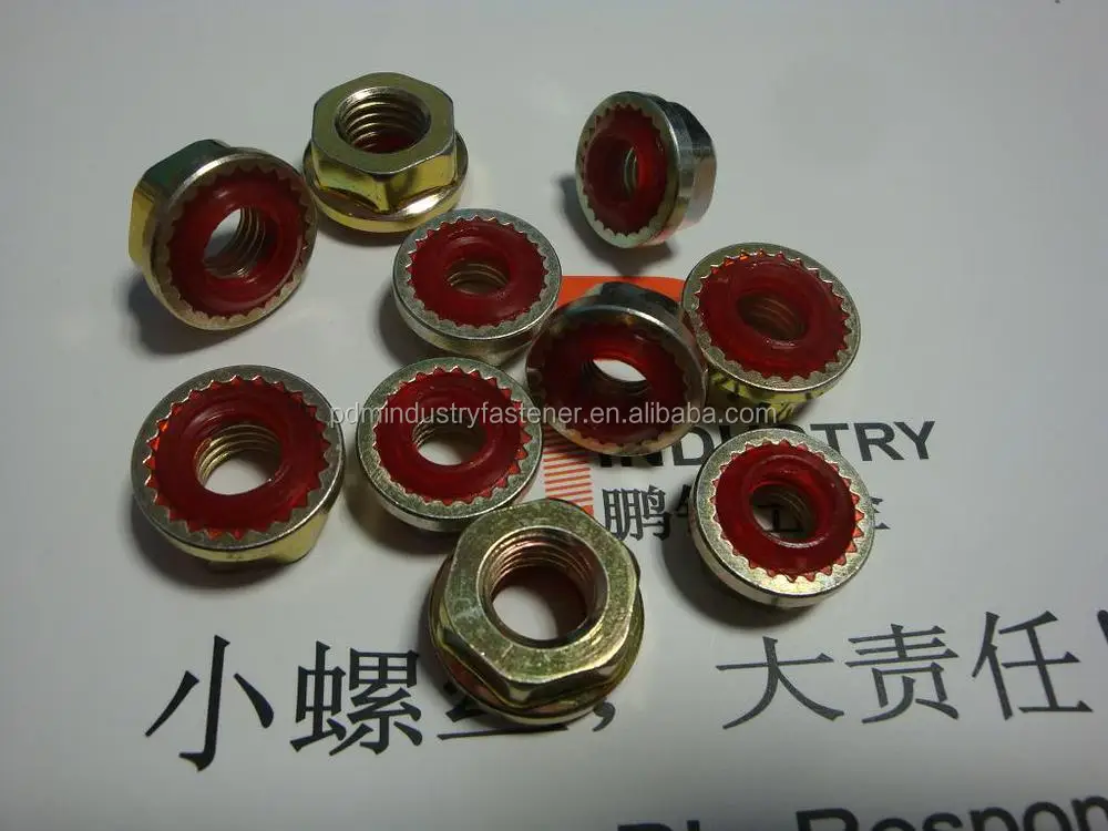 Yellow Zinc Coated Sealing Nut Seal Lock Nuts M16 Buy Lock Nut,Seal Lock Nut,Sealing Nut