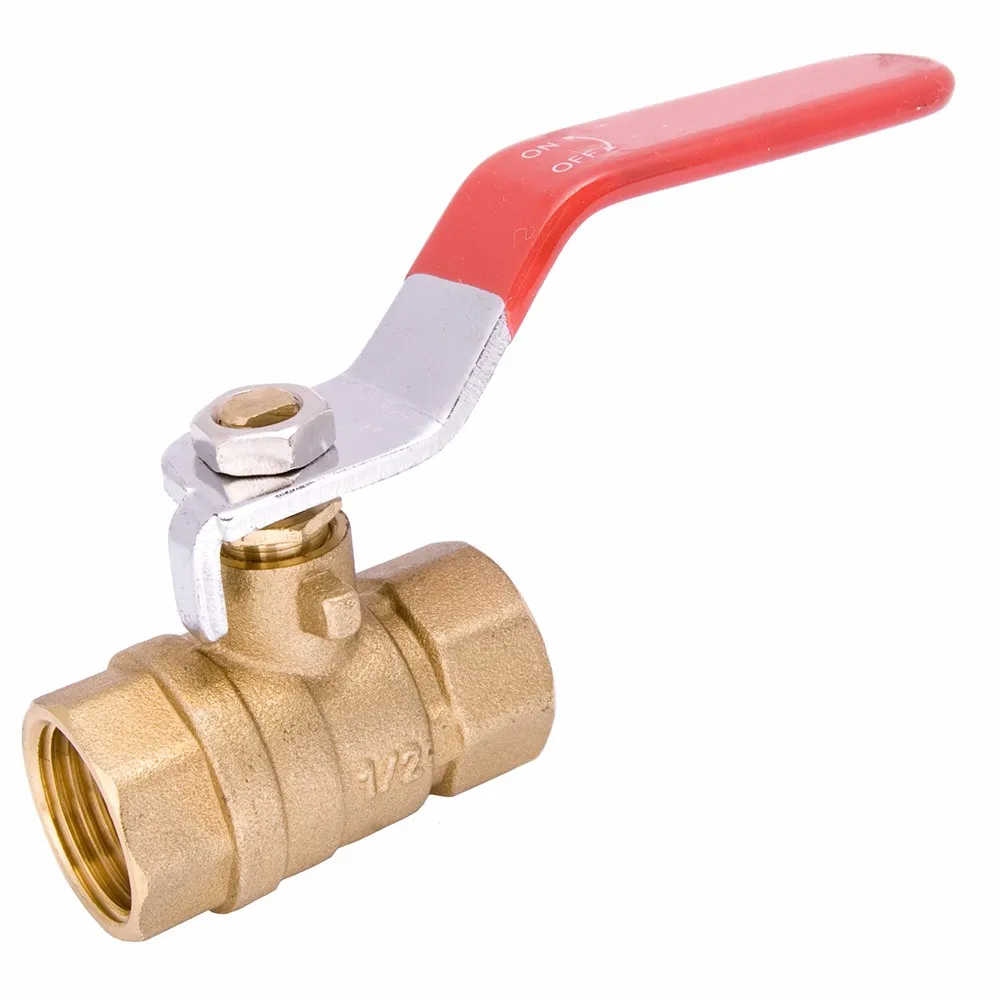 1/2" Standard Port 400 Psi (wog) Brass Ball Valve - Buy 1/2" Brass Ball ...