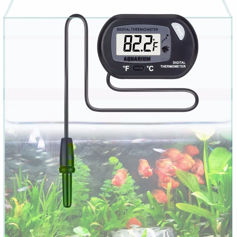 Digital Water Thermometer For Fish Tank Aquarium Marine Temperature ...