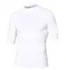 Customized Simple Design Popular White Rash Guards for Surfing Swimming Diving