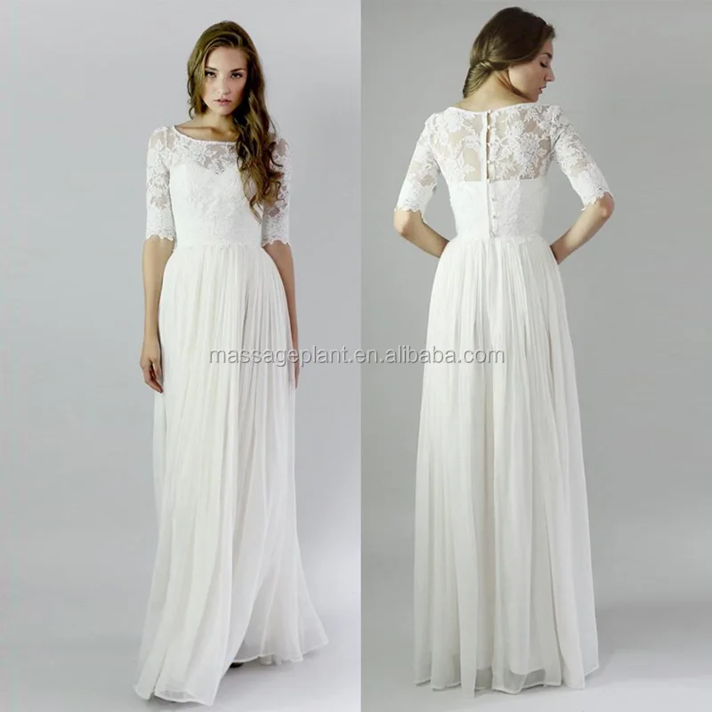 vestido branco noiva simples