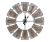 Large Roman Numeral Distressed Black Roman Numeral Wall Clock Elegance Train Station Clock