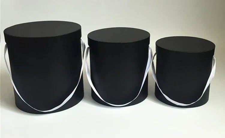 Luxury custom printing design cardboard round box flower boxes