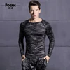 JSCSJRLL-CTX super shaped men long sleeve gym T shirt for a better workout