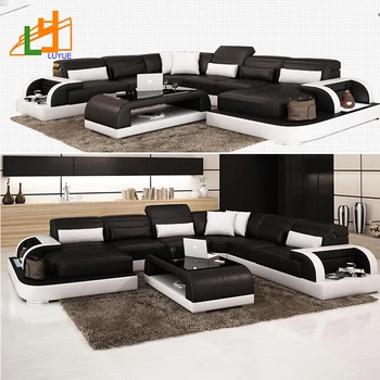 Modern Sectional Corner Backrest Hand Rest Furniture Sofa Set 7 Modern Sectional Corner Backrest Hand