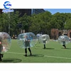 With window more fresh air and better view inflatable bubble soccer bumper ball