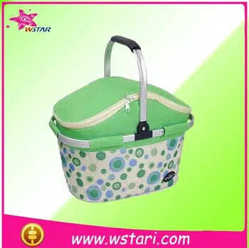 basket style cool bag