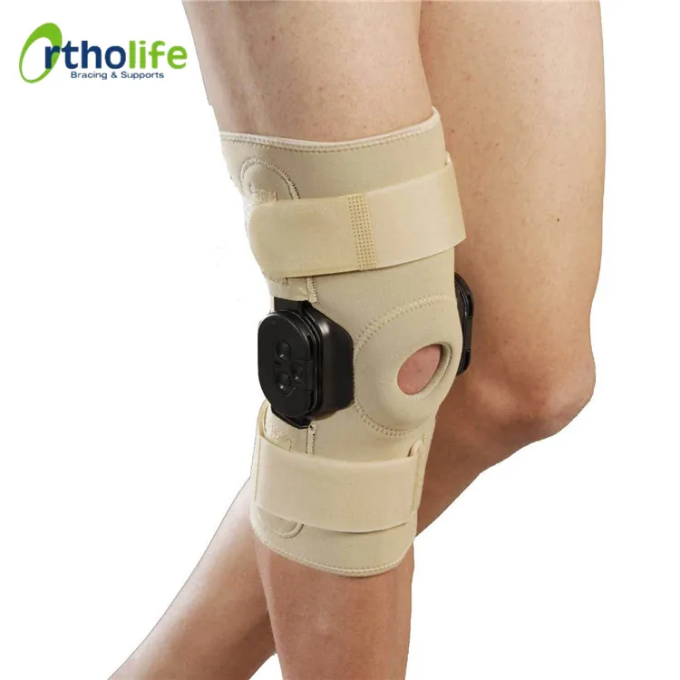 Olkn054 Wholesale Neoprene Motion Control Rom Knee Brace Wrap Support