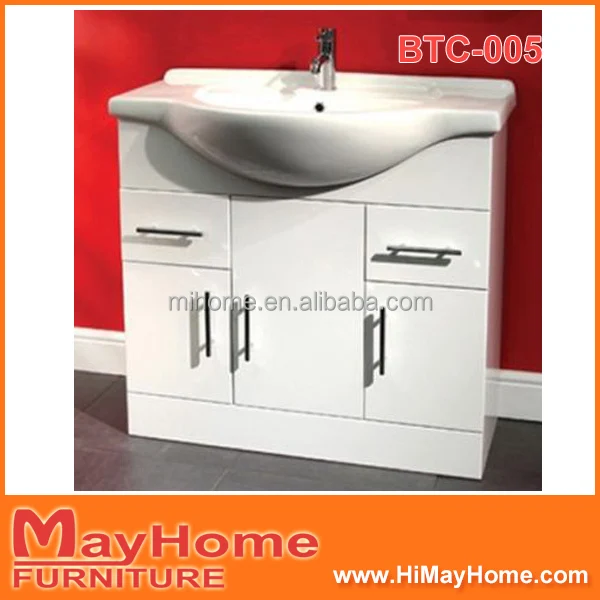 White Design Country Style Bathroom Cabinet In Bathroom - Buy Country