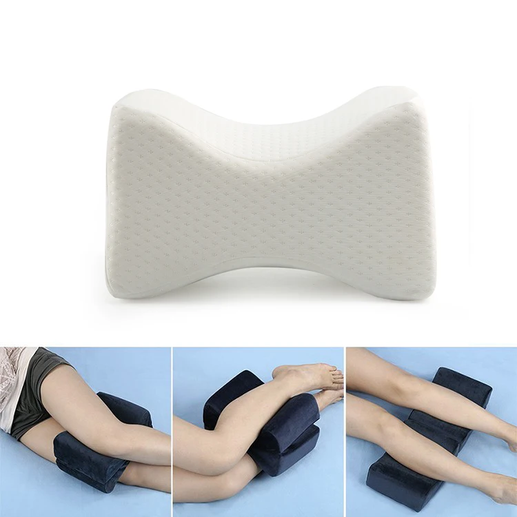High Quality Memory Foam Contour Cool Knee Pillow Leg Rest Pillow