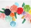F-1146 Artificial Small Paper Flower Wall For Party Wedding Decoration