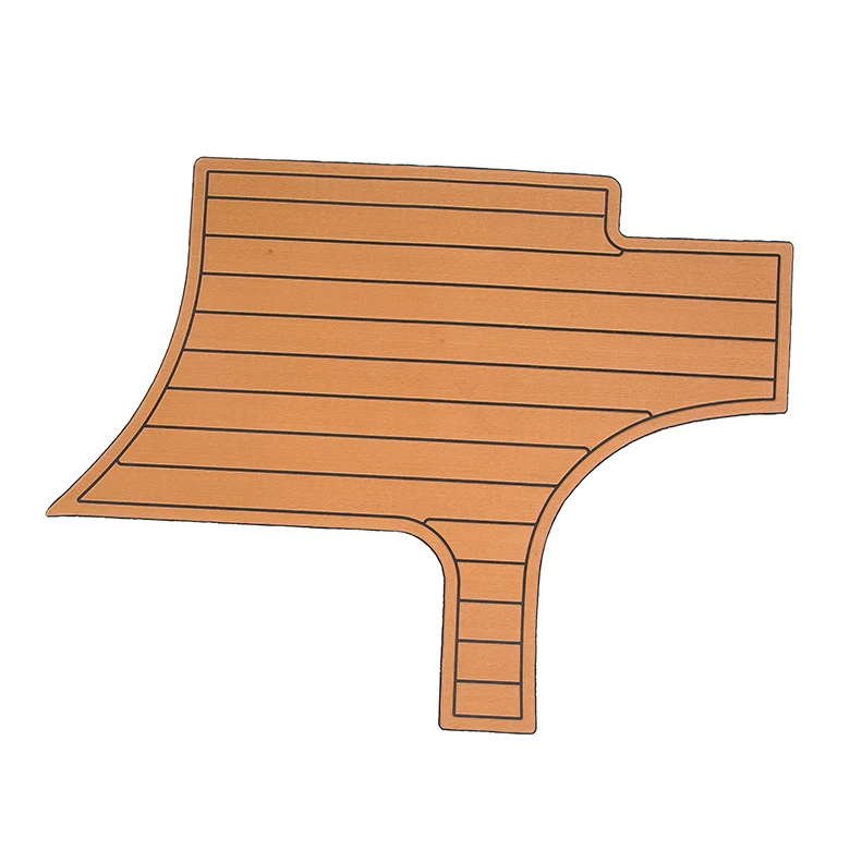 Synthetic Teak Decking custom non-skid rubber vinyl eva flooring sheet for boat 