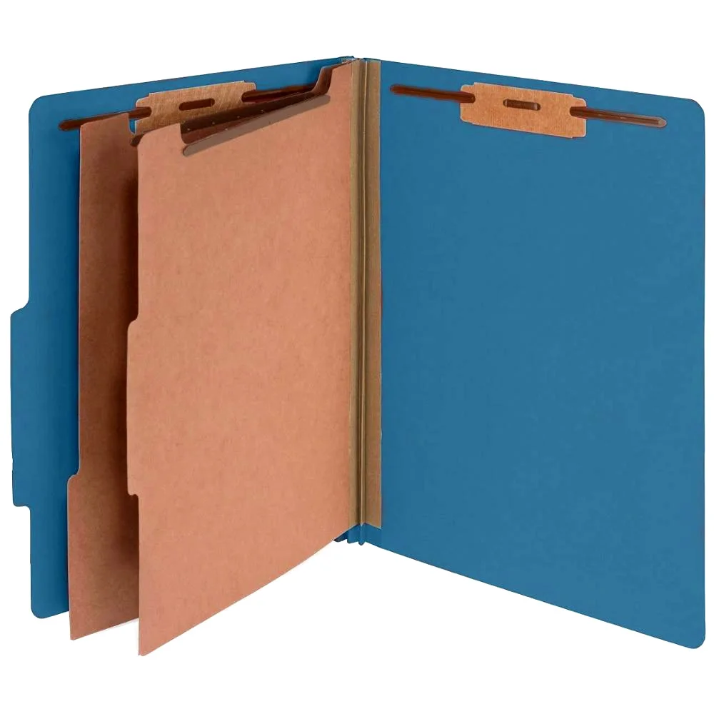 定制印刷 a4 尺寸口袋回收贸易保证分类扩展演示纸文件夹