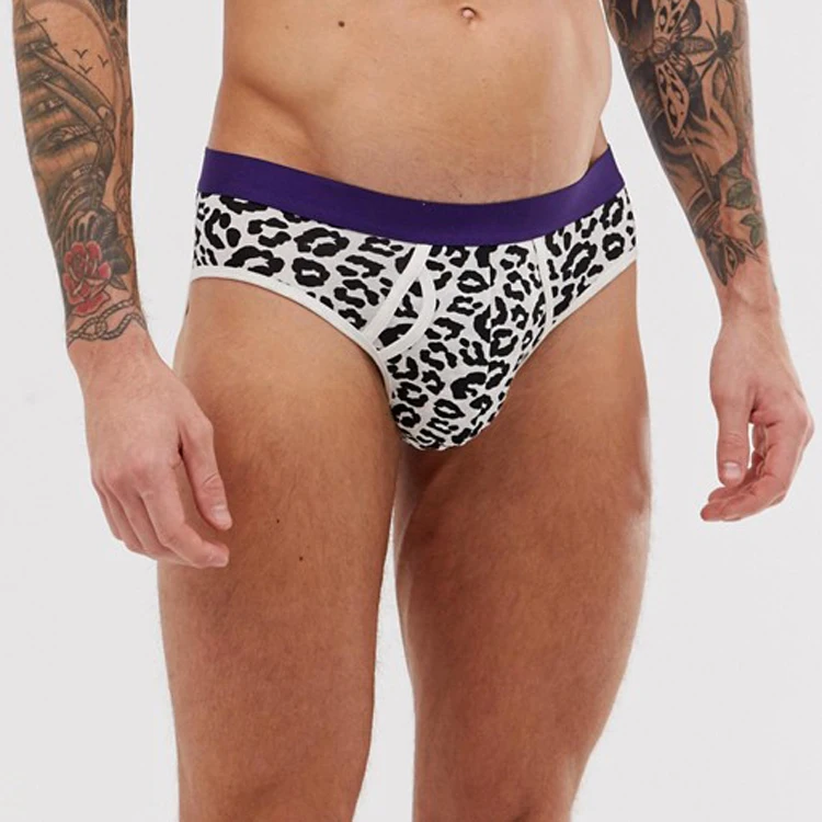Sexy Gay Men Underwear Leopard Print Boxer Briefs Buy Boxer Briefsleopard Print Boxer Briefs 