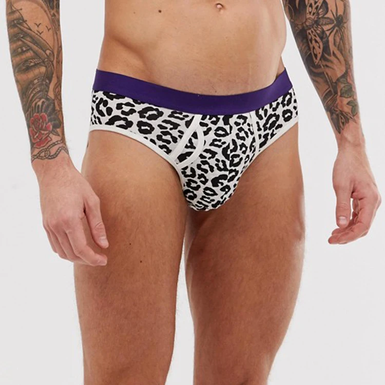 Leopard print mens underwear Clearance