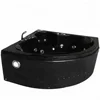 Black Whirlpool Massage Corner Bath Indoor Double Spa 1500 CE