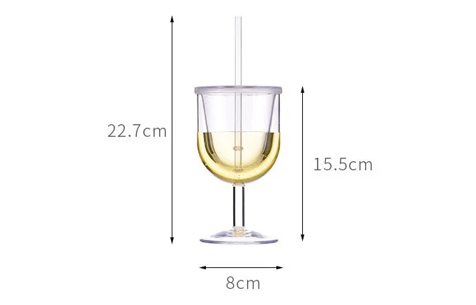 New Products Plastic Cocktail Cup, Double Wall Plastic Beer Cup, Plastic Drinking Cup