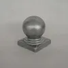 galvanized post cap ball style and pyramid style