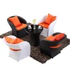 Patio garden modern furniture tempered glass top coffee table and 2 chair tunisia