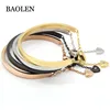 Pretty Lady Gold Bangle Women's Lover Bracelet Jewelry Metal Charm Bracelet Bangle Heart-Shaped Accessories