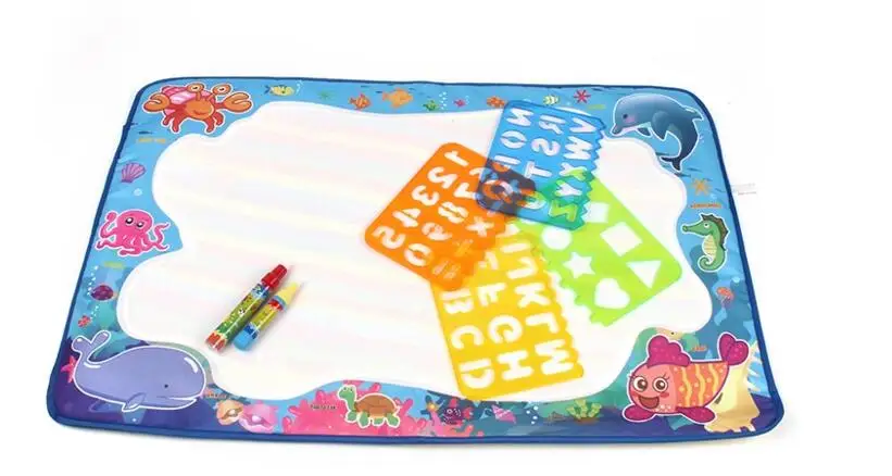 meland large water doodle mat