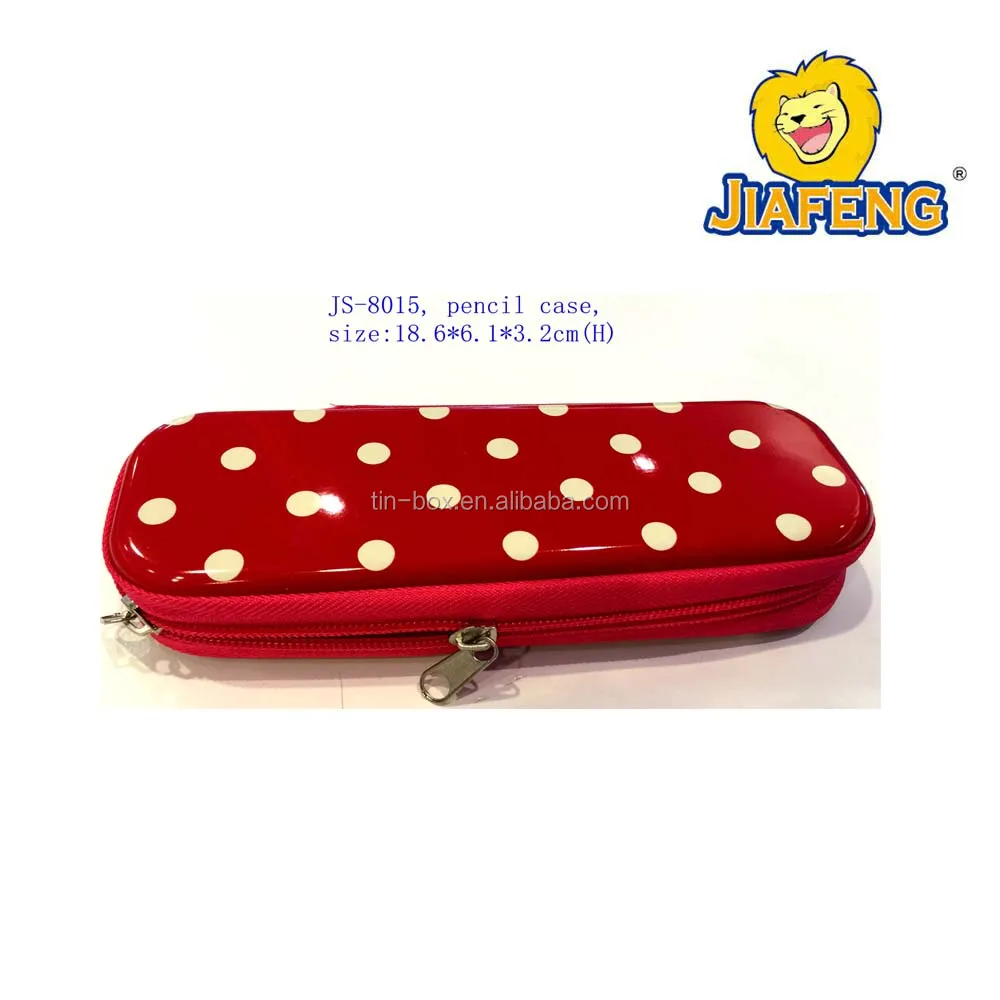 stylish zipper pen tin case beautiful