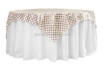 Whole 120 132 Round Champagne Rose Gold Sequin Table Cloth Whole 120 132 Round Champagne Rose Gold Sequin Table Cloth Gilding Shiny