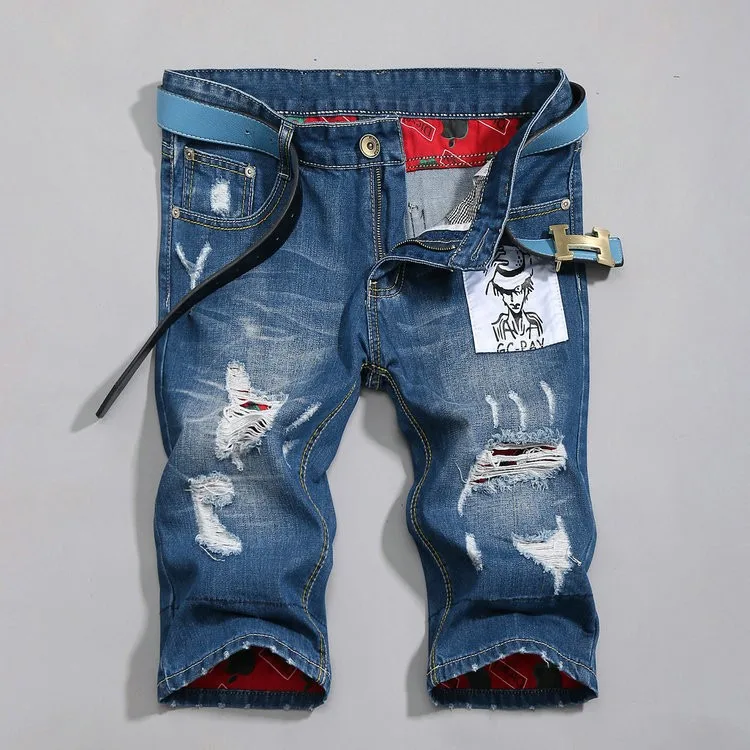 half jeans design