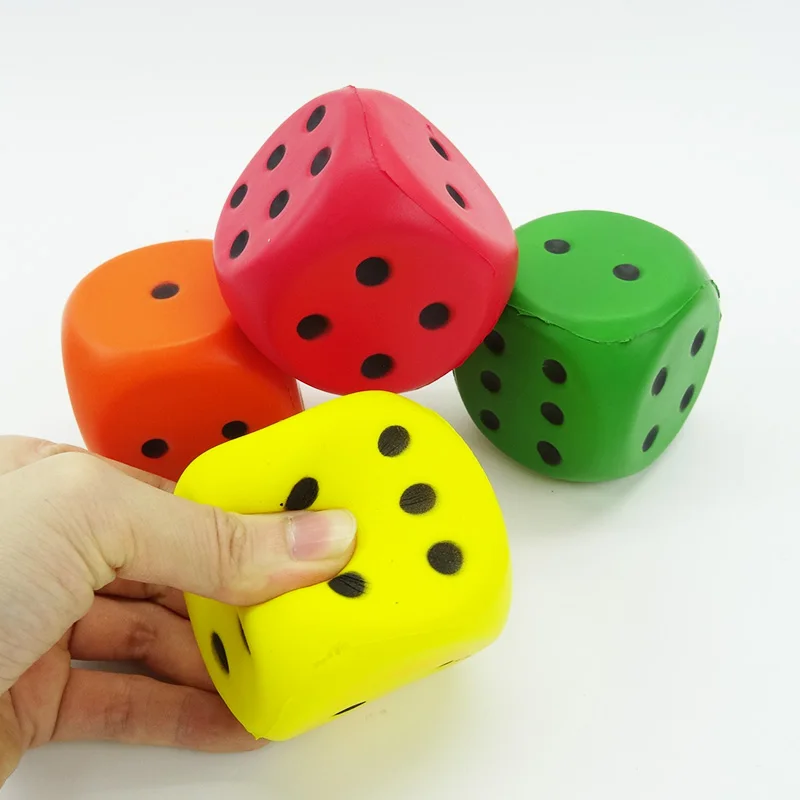 Eco-friendly 2.3 Inch Multi-colour Foam Dice Set Toy For Baby - Buy ...