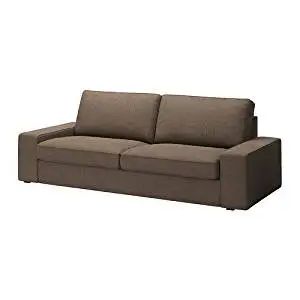 ikea cover sofa kivik only light tranas seat brown bed