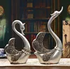 Hot Selling New Style Home Decorative Swan Statues Wholesale Resin Animal Figurines