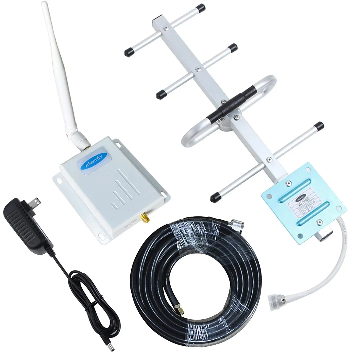 Phonelex Verizon Cell Phone Signal Booster 4G LTE 700Mhz FDD Band13 Cell Signal Booster Mobile Phone Signal Booster Cell Phone Repeater Amplifier (Whip/Yagi D)