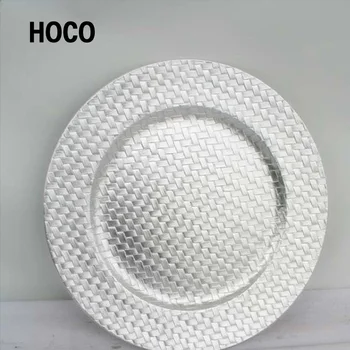 Personalized Plastic Christmas Decorate Charger Plate Cheap Personalized Plastic Christmas Decorate Charger Plate Cheap