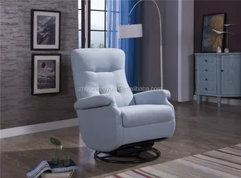 2017 New Arrivals Baby Relax Nursery Swivel Glider Fabric Chair