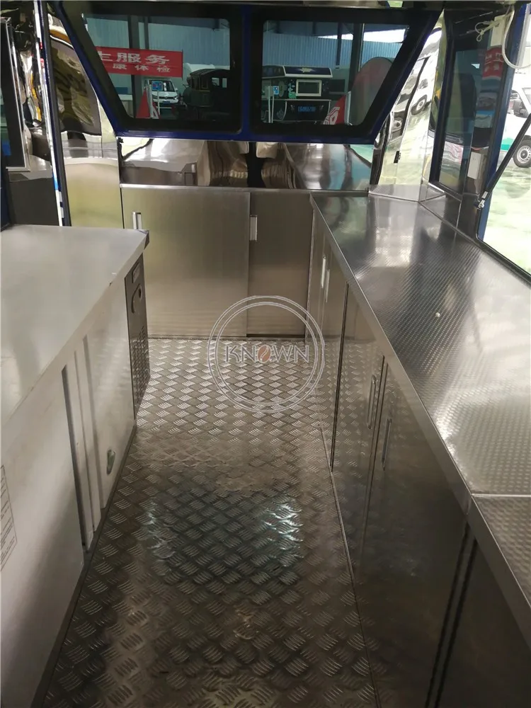 Oem Stainless Steel Mobile Food Trailer Food Truck For Sale Europe Fast