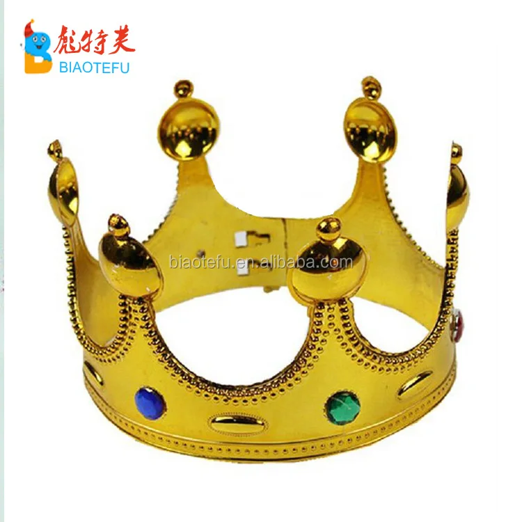Kids King Adjustable Golden Silver Plastic Crown Buy Cheap Childrens