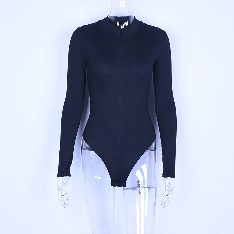 New Arrival Sexy Women Long Sleeve Zipper Bodysuits - Buy Bodysuits For ...