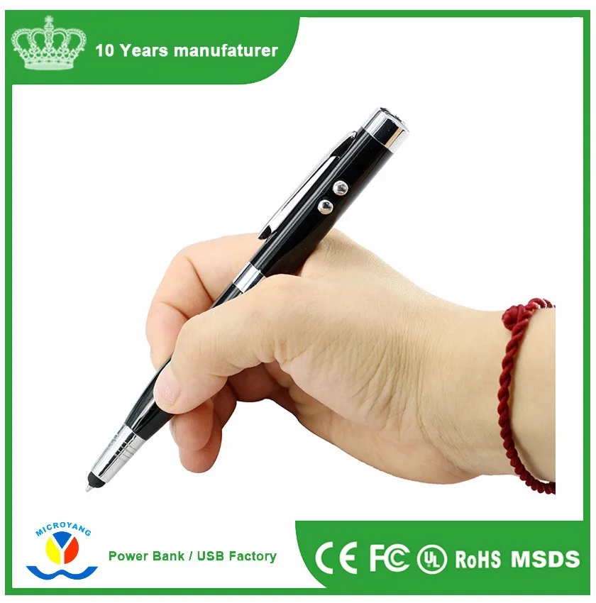 multifunction custom logo printing pen usb flash drive with stylus pen - ANKUX.COM