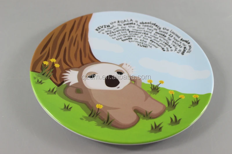 23cm Melamine Round Plate food safe