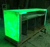 Modern small curved protein bar counter display