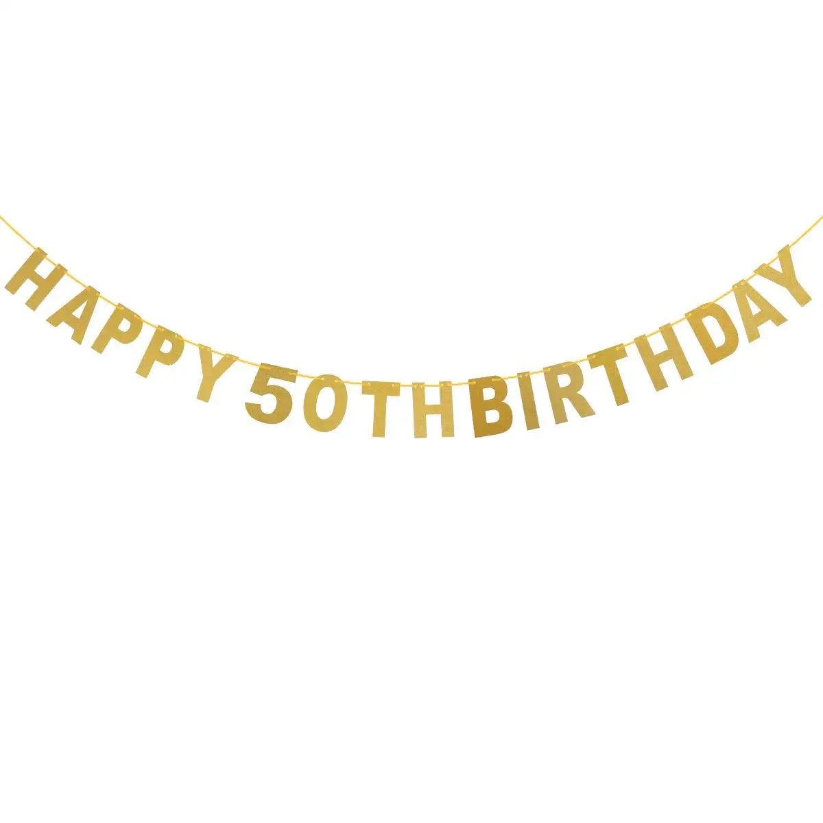 Happy 50th Birthday Banner Template